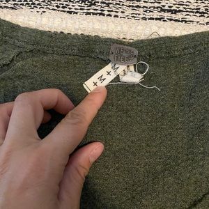 Free People Tops - Free people green thermal top Free People Tops - Free people green thermal top